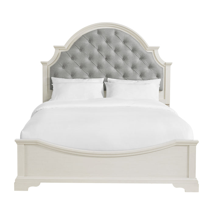Eastwood Youth UPH Bed in Off-White - In Home Furniture (San Antonio, TX)