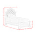 Eastwood Youth UPH Bed in Off-White - In Home Furniture (San Antonio, TX)