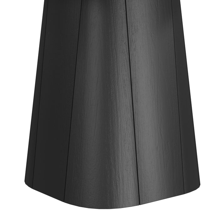 Edison End Table in White and Black - In Home Furniture (San Antonio, TX)