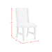 Eleanor Standard Height Dining Set in White-Rectangular Table and Four Chairs - In Home Furniture (San Antonio, TX)