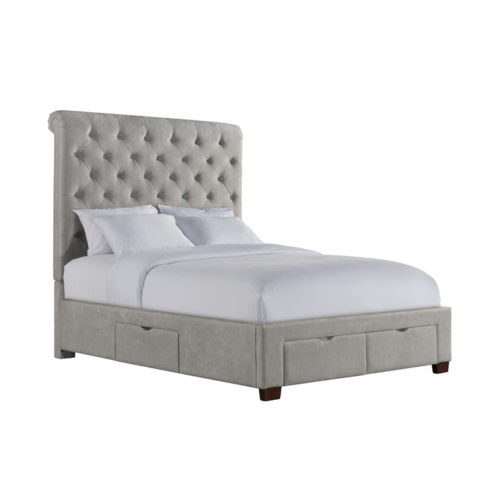 Waldorf Queen Upholstered Storage Bed - In Home Furniture (San Antonio, TX)