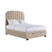 Harper Queen Upholstered Storage Bed - In Home Furniture (San Antonio, TX)