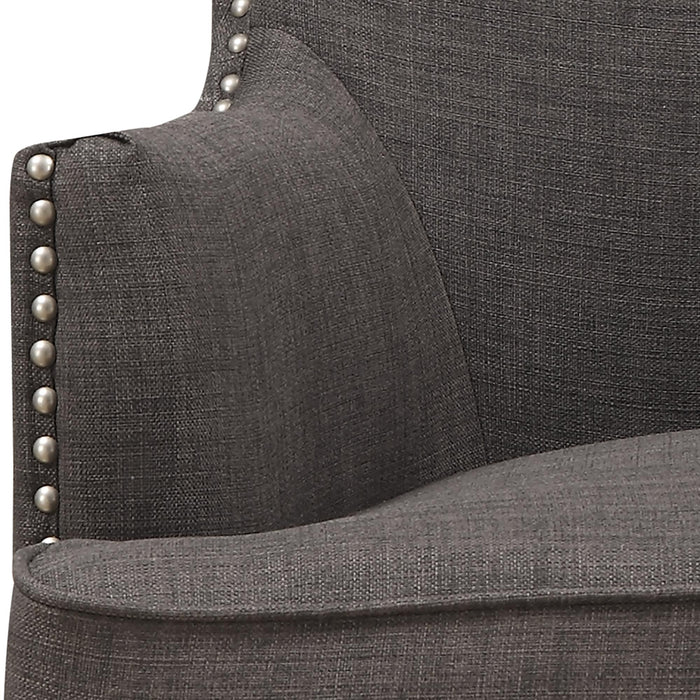 Kori Accent Chair in Heirloom Charcoal - In Home Furniture (San Antonio, TX)