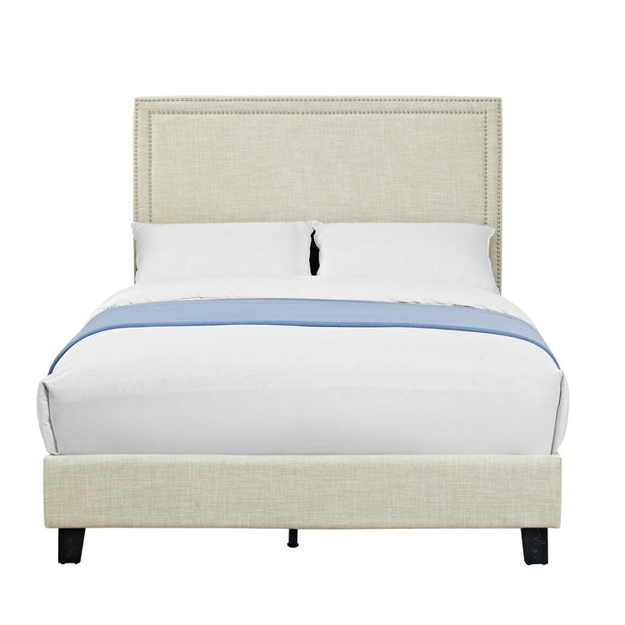 Erica Upholstered Twin Platform Bed - In Home Furniture (San Antonio, TX)