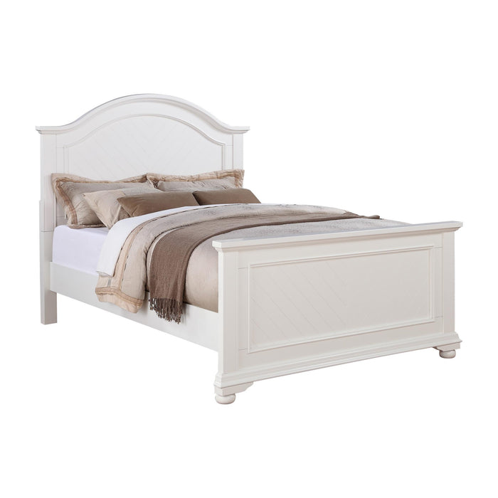 Brookpine White Queen Panel Bed - In Home Furniture (San Antonio, TX)