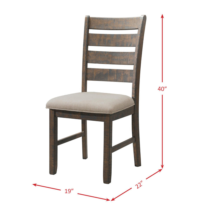 Jax Ladder Back Side Chair Set of 2 - In Home Furniture (San Antonio, TX)