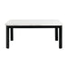 Francesca White Marble Standard Height Dining Table - In Home Furniture (San Antonio, TX)