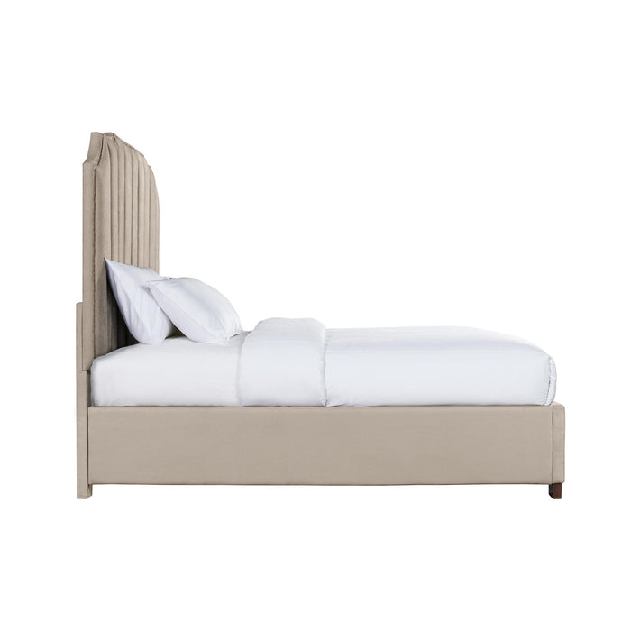Harper Queen Upholstered Bed - In Home Furniture (San Antonio, TX)