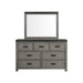 Wade 7-Drawer Dresser & Mirror Set - In Home Furniture (San Antonio, TX)