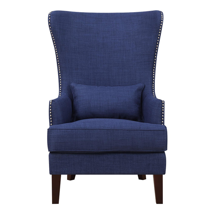 Kori Accent Chair in Blue - In Home Furniture (San Antonio, TX)