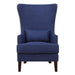 Kori Accent Chair in Blue - In Home Furniture (San Antonio, TX)