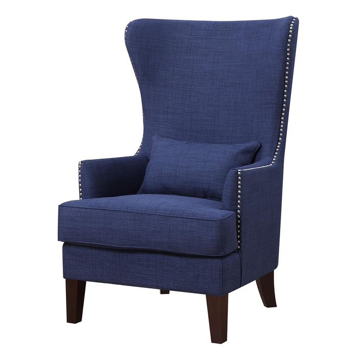 Kori Accent Chair in Blue - In Home Furniture (San Antonio, TX)