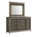 Twenty Nine 6-Drawer Dresser w/ Mood Lighting Mirror - In Home Furniture (San Antonio, TX)