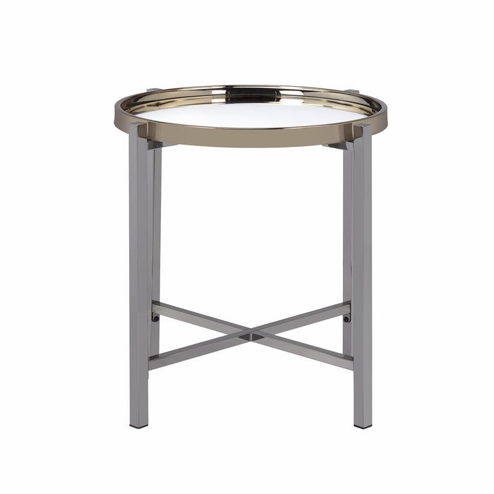 Edith Round End Table - In Home Furniture (San Antonio, TX)