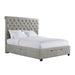 Waldorf King Upholstered Storage Bed - In Home Furniture (San Antonio, TX)