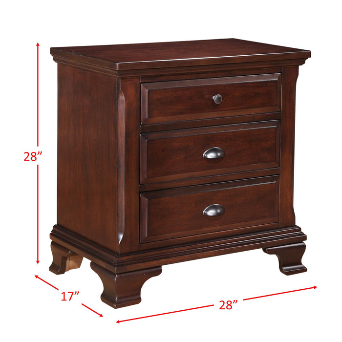 Canton Cherry Nightstand - In Home Furniture (San Antonio, TX)