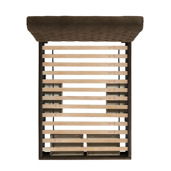 Waldorf Queen Upholstered Storage Bed - In Home Furniture (San Antonio, TX)