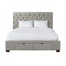 Waldorf King Upholstered Storage Bed - In Home Furniture (San Antonio, TX)