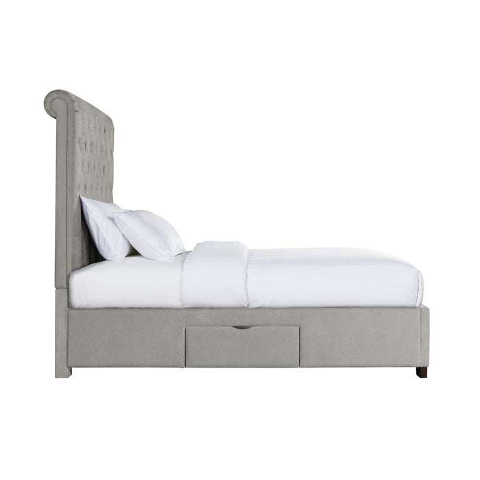 Waldorf King Upholstered Storage Bed - In Home Furniture (San Antonio, TX)