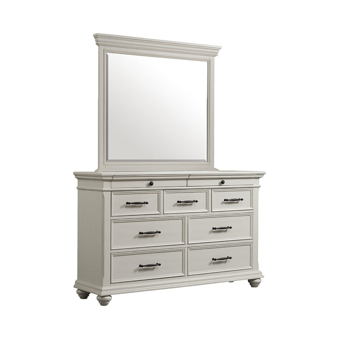 Slater 9-Drawer Dresser with Mirror - In Home Furniture (San Antonio, TX)