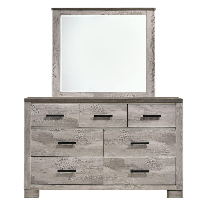 Millers Cove 6-Drawer Dresser with Mirror - In Home Furniture (San Antonio, TX)