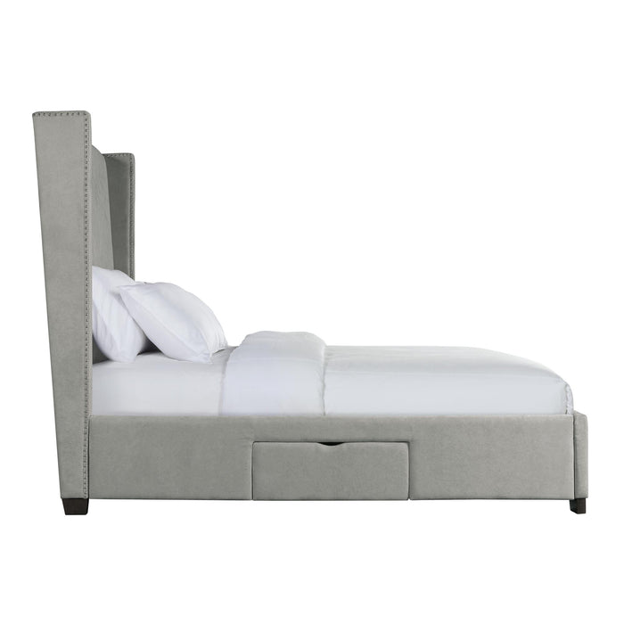Magnolia Queen Upholstered Storage Bed - In Home Furniture (San Antonio, TX)