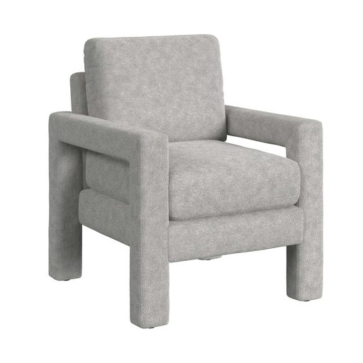 Zoey Chair in Balina Light Grey - In Home Furniture (San Antonio, TX)
