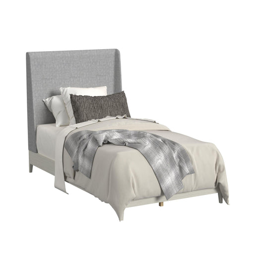 Westland UPH Bed with Grey Fabric - In Home Furniture (San Antonio, TX)
