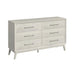 Westland 6-Drawer Dresser in Almond - In Home Furniture (San Antonio, TX)