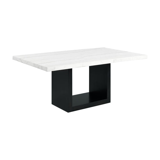 Valentino White Dining Table - In Home Furniture (San Antonio, TX)