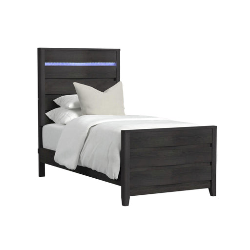 Tobias Bedroom Set with LED - In Home Furniture (San Antonio, TX)