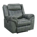 Sorrento 3PC Living Room Set in FB367 Charcoal-Sofa, Loveseat & Recliner - In Home Furniture (San Antonio, TX)