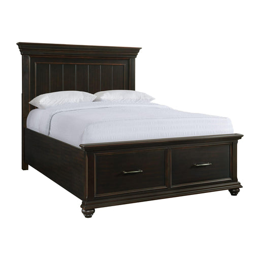 Slater Platform Storage Bedroom Set Black - In Home Furniture (San Antonio, TX)