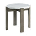 Rosamel Round End Table in Ash Brown - In Home Furniture (San Antonio, TX)