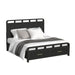 Ridgemont Storage Bedroom Set in Black with Grain - In Home Furniture (San Antonio, TX)