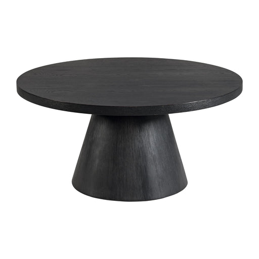 Portland 2PC Occasional Table Set in Black-Coffee Table & End Table - In Home Furniture (San Antonio, TX)