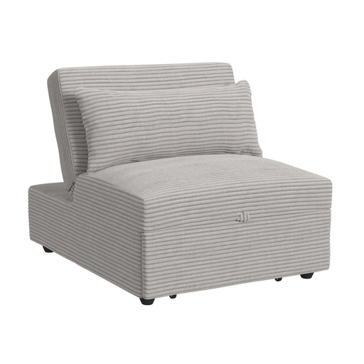 Pluto Chair with kidney pillow, Klik Klak and Pop up in Coronado Grey - In Home Furniture (San Antonio, TX)