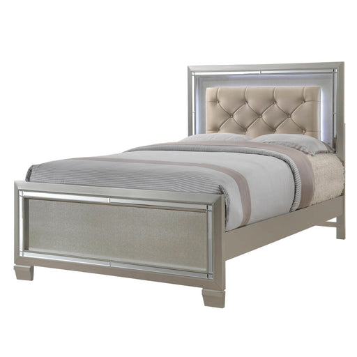 PLATINUM YOUTH FULL 5PC BEDROOM SET - In Home Furniture (San Antonio, TX)