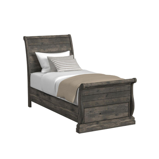 Park Ridge Sleigh Storage Bed - In Home Furniture (San Antonio, TX)