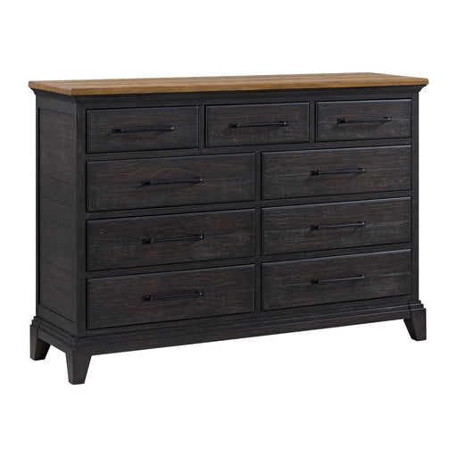 Montrose Dresser in Espresso & Brown - In Home Furniture (San Antonio, TX)