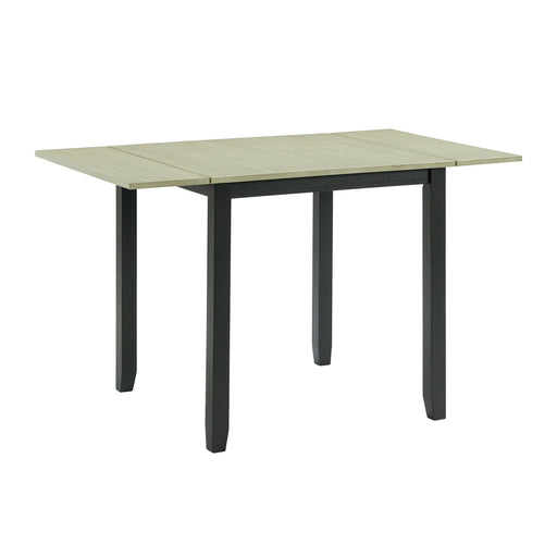 Martin 3 pc Drop Leaf Dining Set (Black Base) - In Home Furniture (San Antonio, TX)