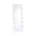 Lindy Floor Mirror with Lights in White - In Home Furniture (San Antonio, TX)