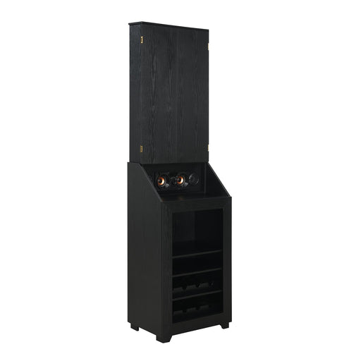 Hurricanes Dartboard Cabinet with Speaker and LED in Black (3A Packing) - In Home Furniture (San Antonio, TX)