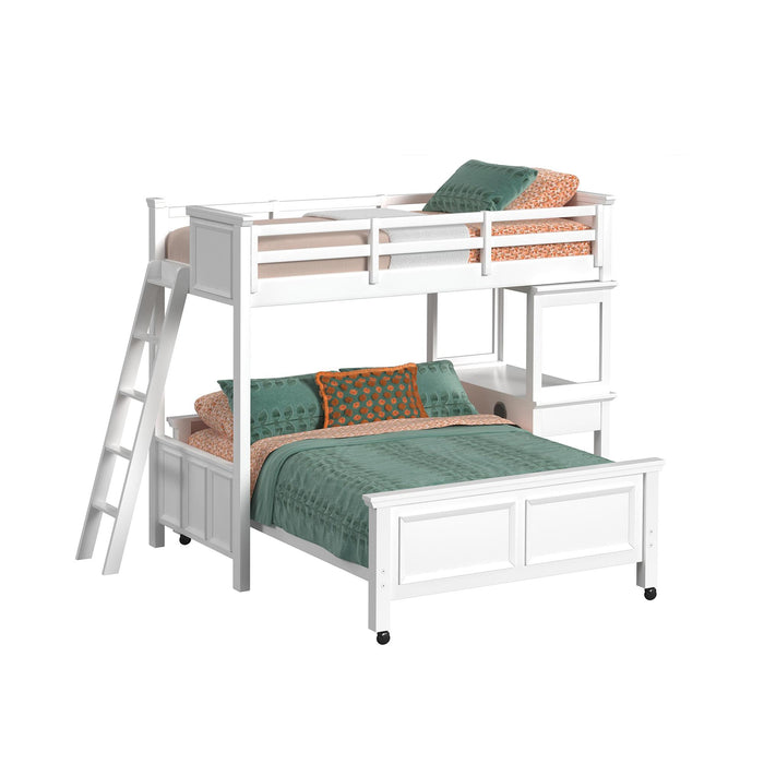 Hampton Kids Over Loft with Ladder and Desk with Speaker