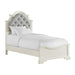 Eastwood Youth UPH Bed in Off-White - In Home Furniture (San Antonio, TX)