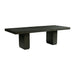 Donovan Rectangular Standard Height Dining Table in Black - In Home Furniture (San Antonio, TX)