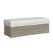 Carmona Ottoman - Natural and Olefin Beige - In Home Furniture (San Antonio, TX)
