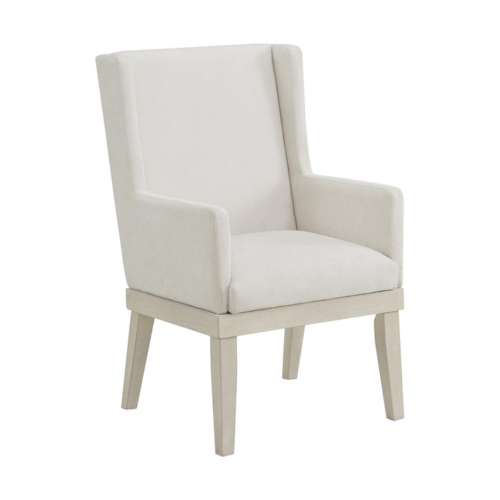 Avalanche Dining Arm Chair in Antique White (2 Per Carton) - In Home Furniture (San Antonio, TX)