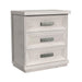 Avalanche 3-Drawer Nightstand with USB in Antique White - In Home Furniture (San Antonio, TX)