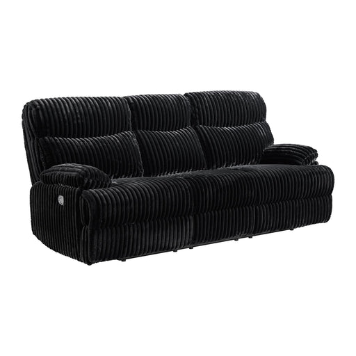 Admiral 2PC Living Room Set in Masis Black-Sofa & Loveseat - In Home Furniture (San Antonio, TX)